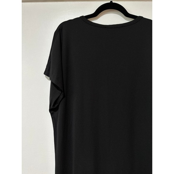 GABBY ISABELLA Black & Grey Graphic Stripe Tunic Dress - Size Large - EUC! - Picture 9 of 16